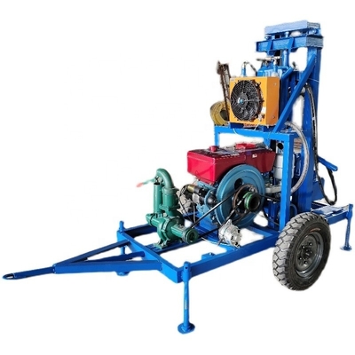 Kundenanforderungen Wasserbohrmaschine 100m 150m 200 Meter Tiefe Crawler