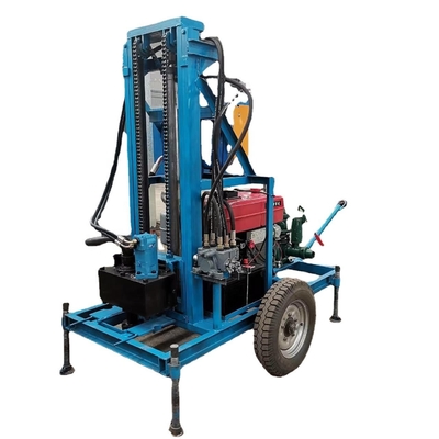 Kundenanforderungen Wasserbohrmaschine 100m 150m 200 Meter Tiefe Crawler