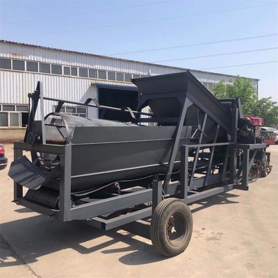 Boden-Screening-Maschine Drei-Schicht-Vibration Außen-Fed-Trommel-Bildschirm für 1800 KG Erz