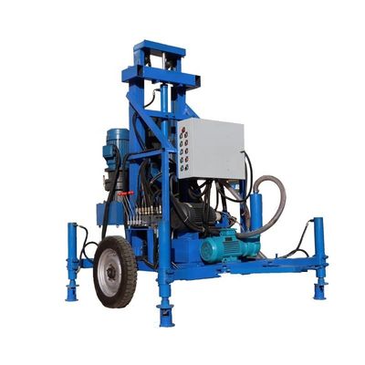 Top Drive Head Portable Wheels Hydraulic Water Well Kernbohranlage auf den Philippinen
