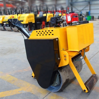 Geh hinter hydraulische Doppeltrommel-Straßenrolle für glatten Asphalt und Bodenverdichtung