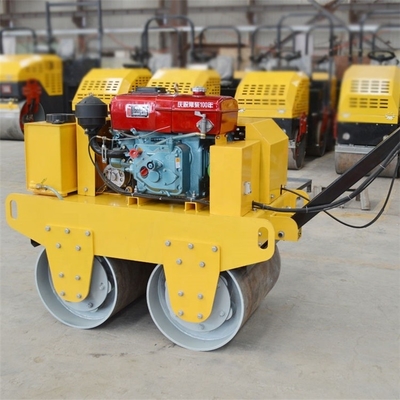 Doppeltrommel-Straßenrolle 600 kg Mini-hydraulischer Vibrationsverdichter für den Straßenbau